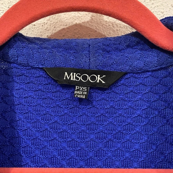 Misook Knit Jacket with Grommet Detail Size PXS EUC - Picture 4 of 5